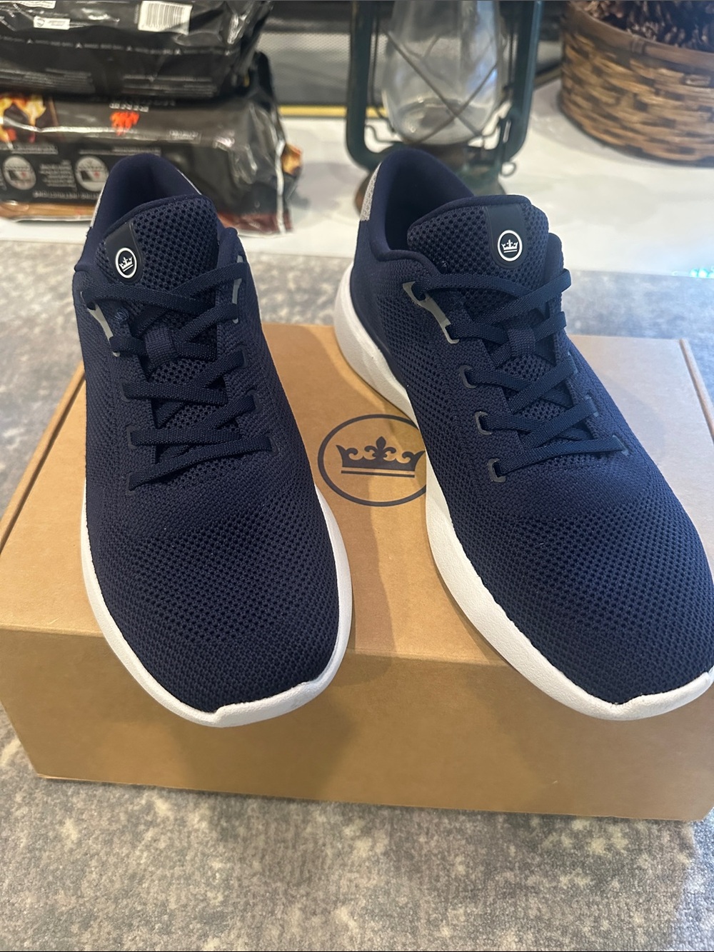 PETER MILLAR NAVY MENS SNEAKERS STYLE MEOEFO6 SIZE 8.5